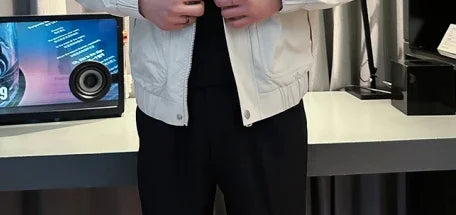 Men’s Safari Style Jacket – Autumn/Winter 2024, Stand Collar Zipper