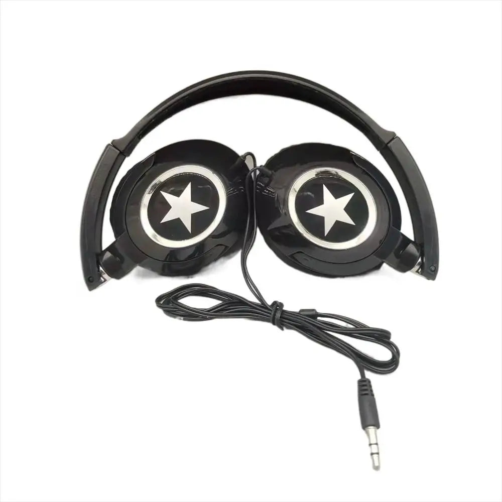 Sound Wired Headphones Over Ear Headset Bass, HiFi Sound Music, Stereo Earphones Flexible Adjustable Headset For PC Mobile