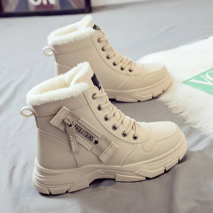 Winter Snow Boots for Women 2025 New Casual High-top Shoes Warm Sneakers Platform Comfortable Ankle Boots Women Shoes for Women