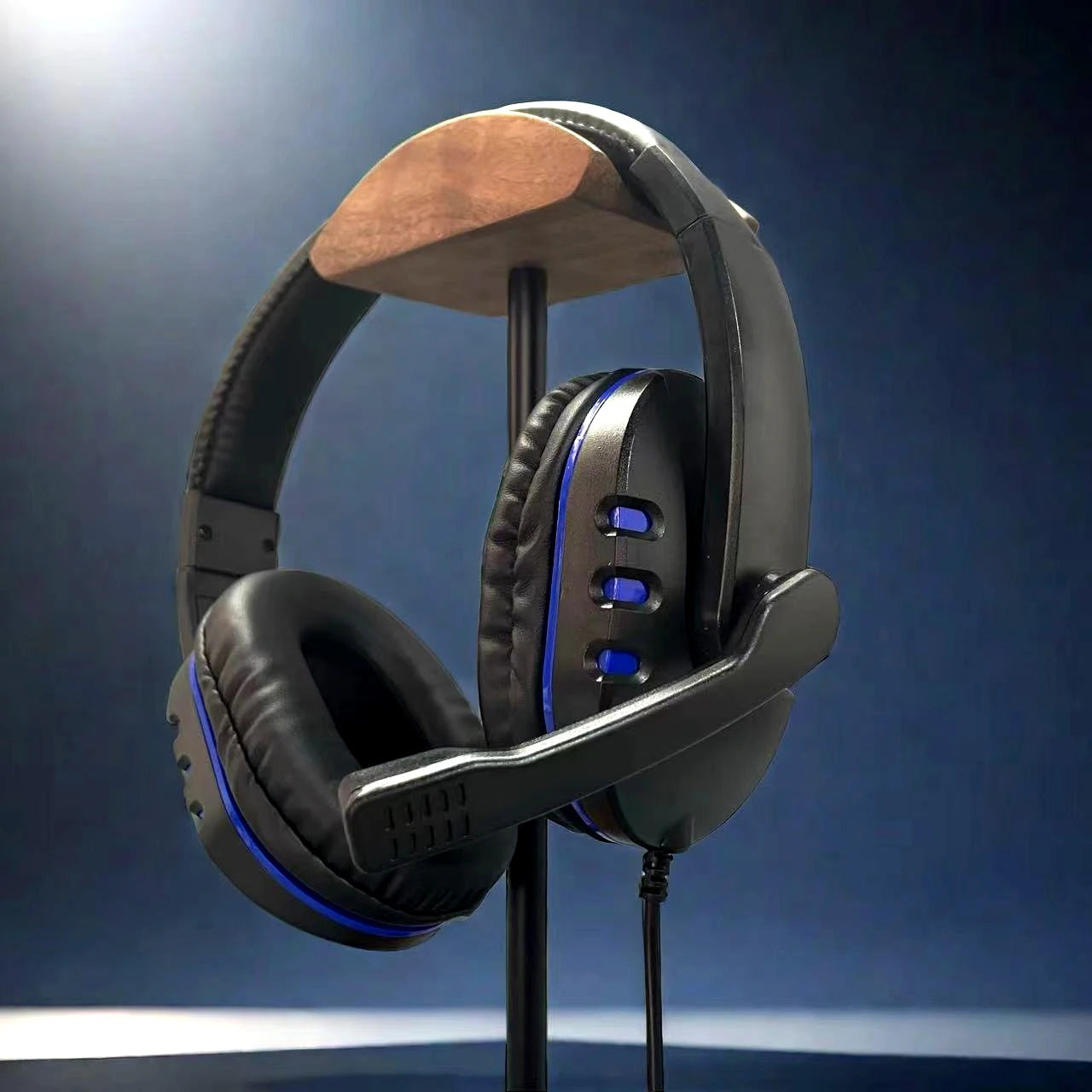 7260 Wired Headphones with, Microphone，Suitable for work, meetings、Study Recording、Entertainment Games，Compatible：PS4/PS5/Xbox One