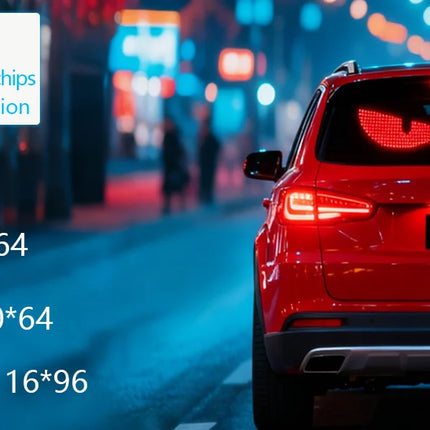 LED Matrix Pixel Panel, Scrolling Bright Advertising LED Signs, Flexible USB 5V LED Car Sign Bluetooth App Control