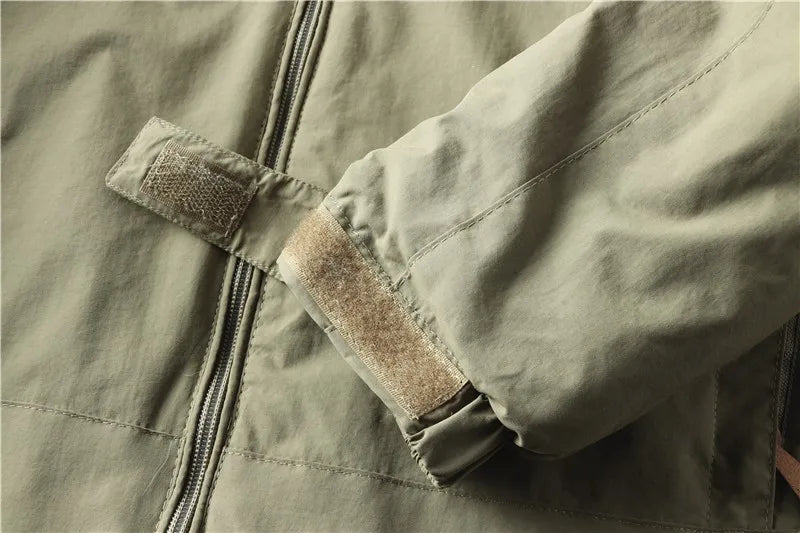 GOYN Men’s Fleece-Lined Casual Jacket – Autumn & Winter Outerwear with Detachable Hood