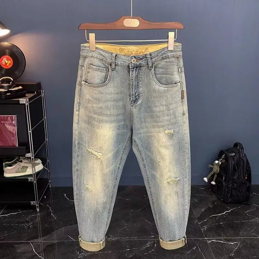 Men’s Vintage Ripped Jeans