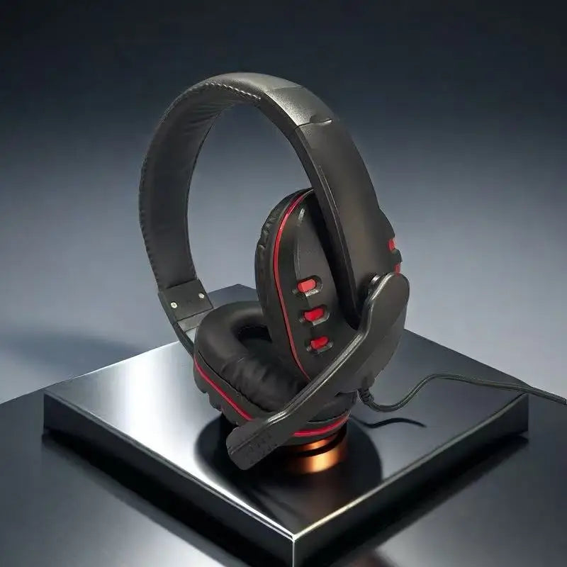 7260 Wired Headphones with, Microphone，Suitable for work, meetings、Study Recording、Entertainment Games，Compatible：PS4/PS5/Xbox One