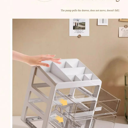 Drawer Desktop Organizer, Organizer Drawers, Desk Stationery Organizer, Multifunctional Dustproof Large Capacity Office Shelf