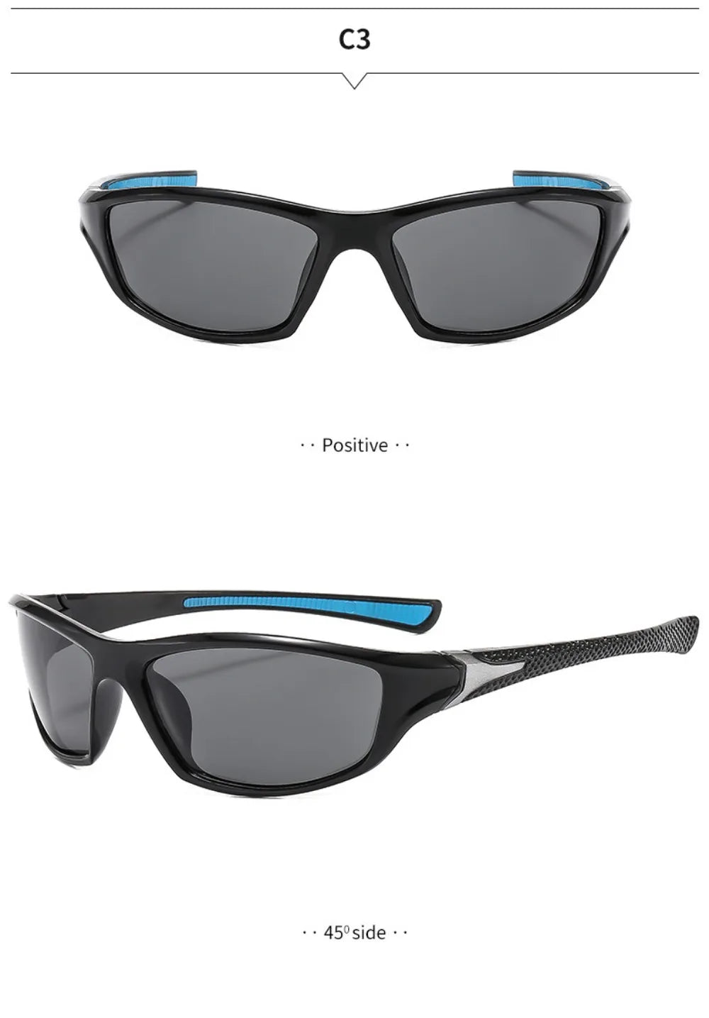 Fashion Sports Polarized Sunglasses, Men Women Fishing Hiking, Running, Cycling Mountaineering, Sport Man Sun Glasses UV400 Eyewear