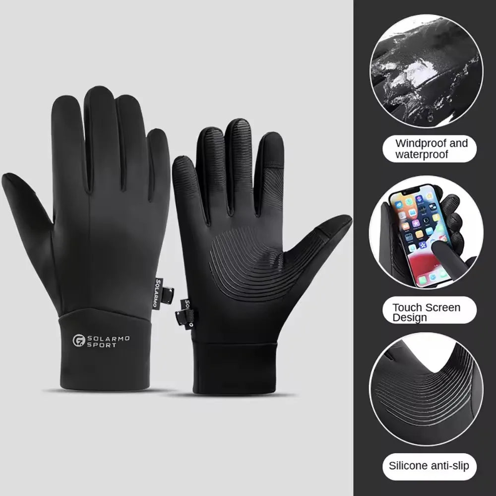 Men’s Waterproof Windproof Winter Touch Screen Gloves