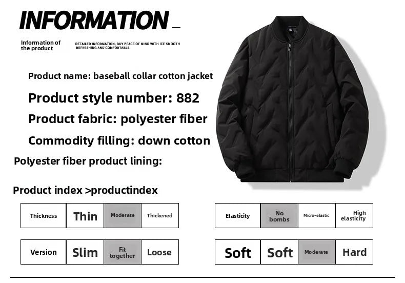 Velvique Men’s Casual Polyester Jacket – Autumn & Winter Outerwear for Trips