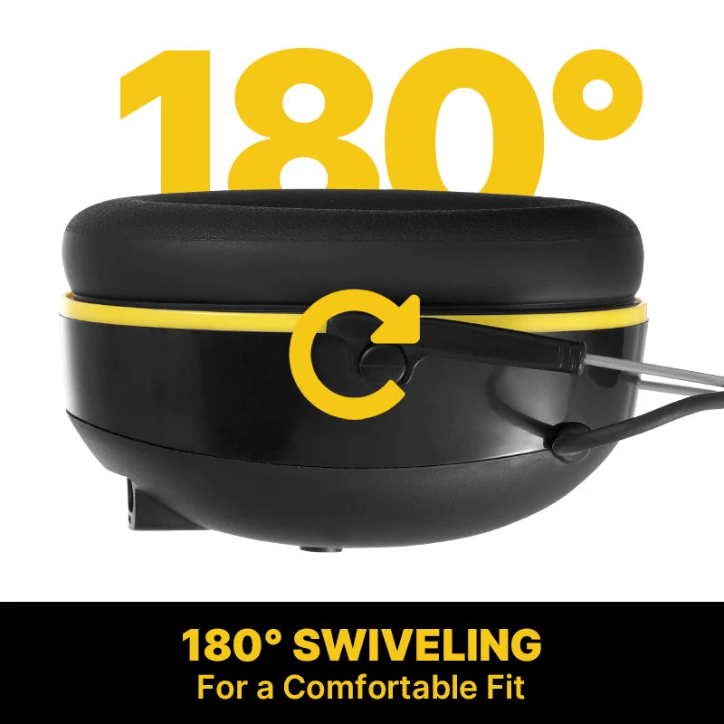 Electronic Headphone 5.0 Bluetooth, Earmuffs Hearing Protection, Headphones for Music Safety Noise, Reduction Charging