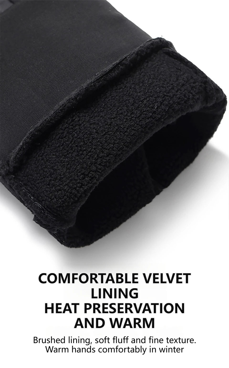 Men’s Waterproof Windproof Winter Touch Screen Gloves