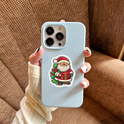 50PCS Cartoon Christmas Art, Aesthetic Stickers Pack for Kids Toy Diary, mobile, leptop sticker