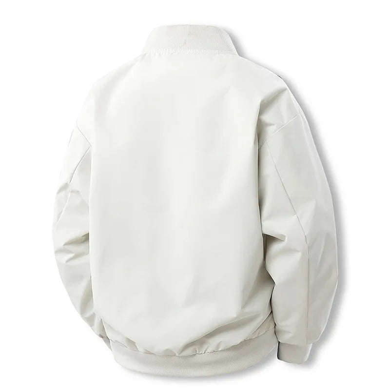 Men’s Casual Autumn & Winter Jacket – Zipper Coat with Pockets