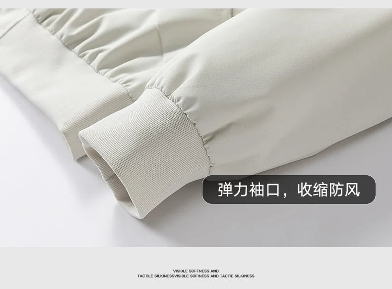 Men’s Casual Autumn & Winter Jacket – Zipper Coat with Pockets