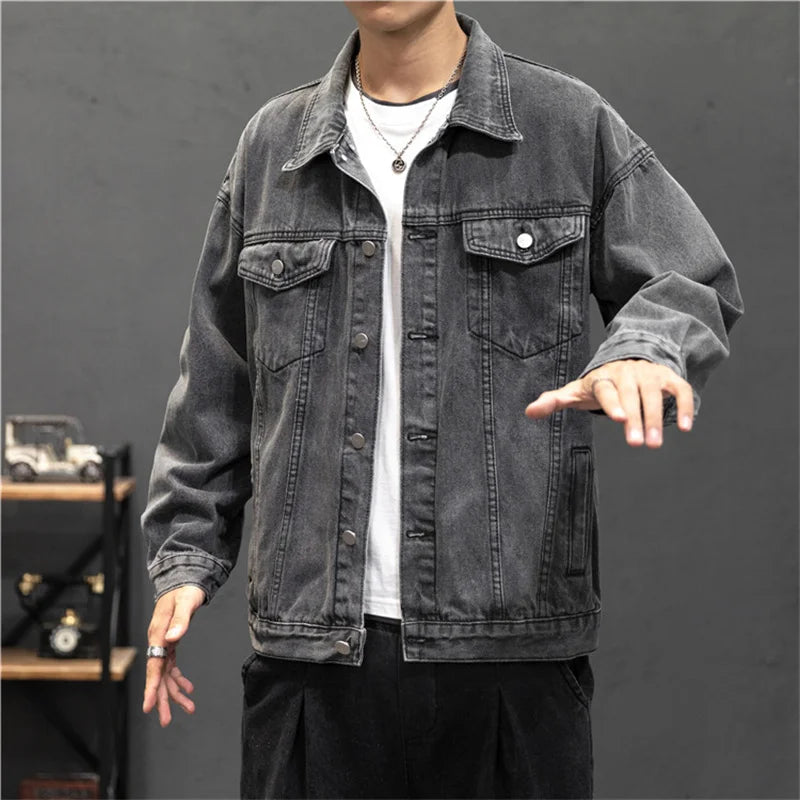 Men’s Casual Autumn & Winter Jacket – FAVOCENT Single Breasted Coat