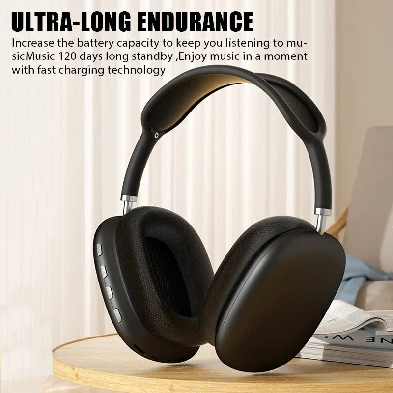 Newest Headphone Wireless, Bluetooth Headset With Mic Noise, Cancelling Headsets Stereo Sound, Earphone Sports Gaming, Headphones