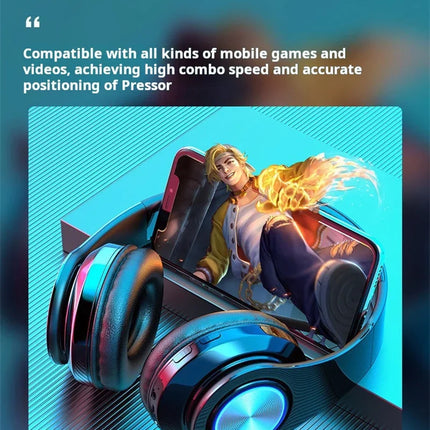 Headsets Gamer Headphones Blutooth Surround Sound Stereo Wireless Earphone USB With MicroPhone Colourful Light PC Laptop Headset