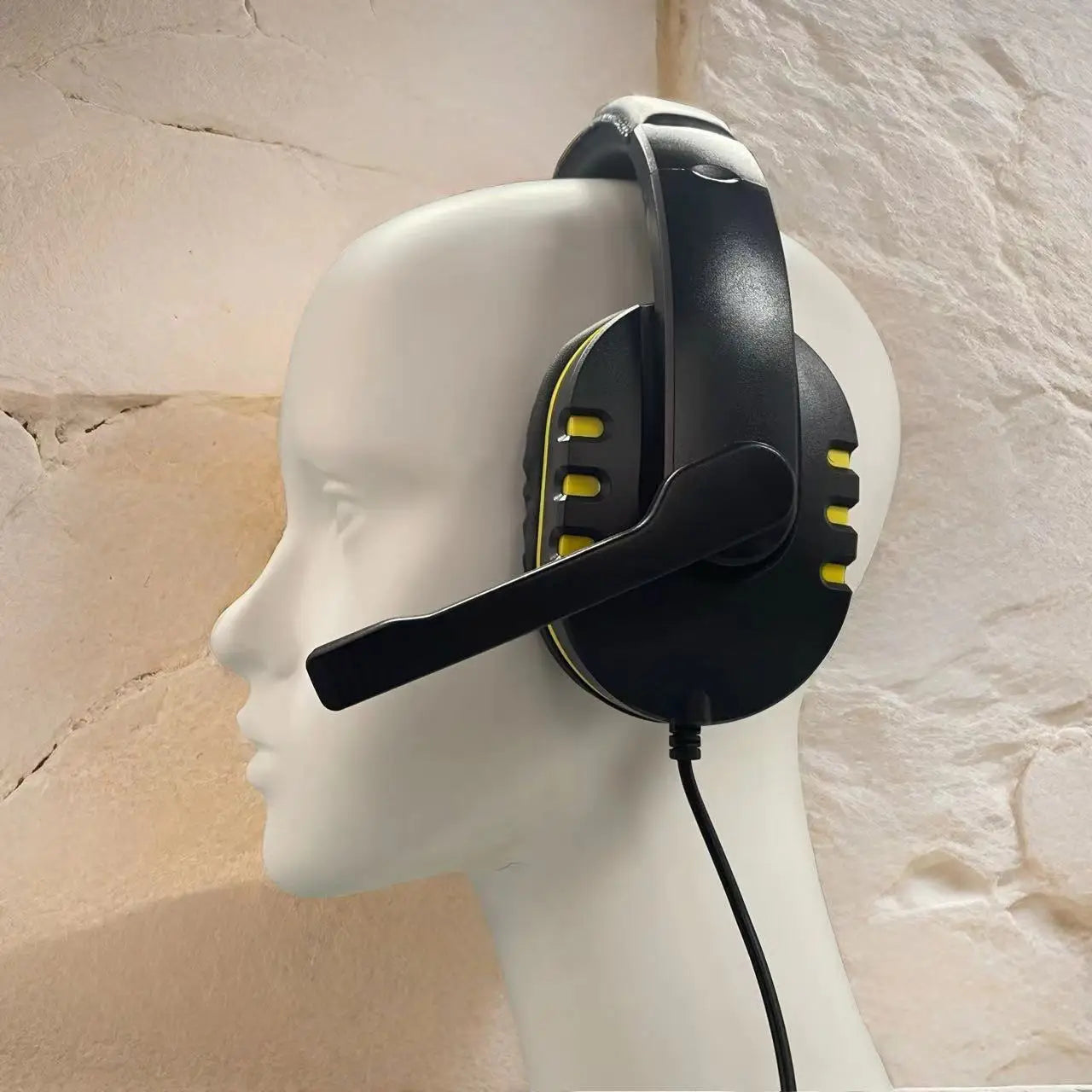 7260 Wired Headphones with, Microphone，Suitable for work, meetings、Study Recording、Entertainment Games，Compatible：PS4/PS5/Xbox One