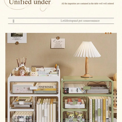 Drawer Desktop Organizer, Organizer Drawers, Desk Stationery Organizer, Multifunctional Dustproof Large Capacity Office Shelf