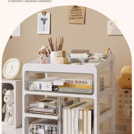 Drawer Desktop Organizer, Organizer Drawers, Desk Stationery Organizer, Multifunctional Dustproof Large Capacity Office Shelf