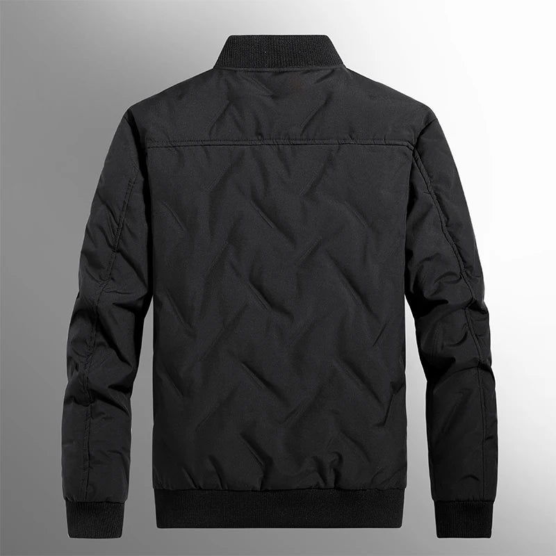 Velvique Men’s Casual Polyester Jacket – Autumn & Winter Outerwear for Trips