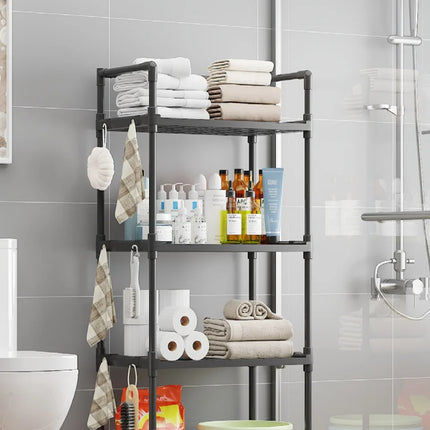 Multi-Layer Kitchen Rack Household Microwave Stove Shelf Multi Scene Bathroom Living Room Shelf Pantry Closet Kitchen Organizer