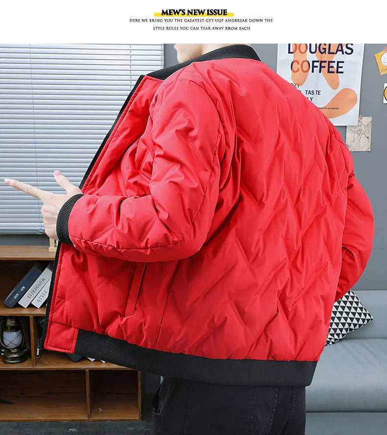 Velvique Men’s Casual Polyester Jacket – Autumn & Winter Outerwear for Trips