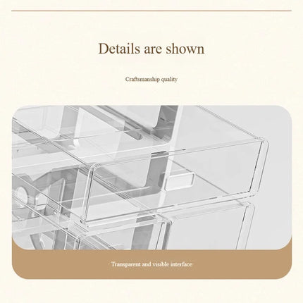 Drawer Desktop Organizer, Organizer Drawers, Desk Stationery Organizer, Multifunctional Dustproof Large Capacity Office Shelf