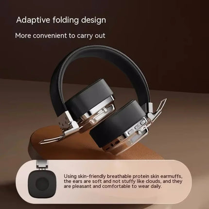 2025 New Retro On Ear Headphones Wireless Bluetooth Headsets DJ Stereo Sounds Bluetooth 5.3 Foldable Headset Gamer Choice