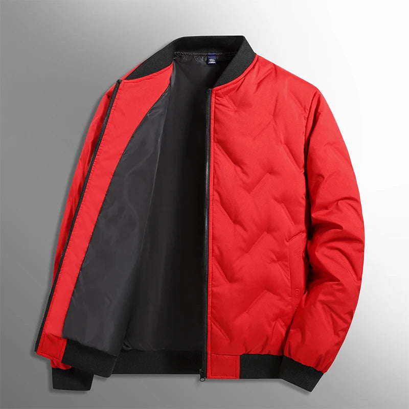 Velvique Men’s Casual Polyester Jacket – Autumn & Winter Outerwear for Trips