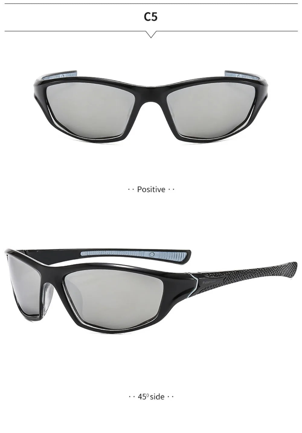 Fashion Sports Polarized Sunglasses, Men Women Fishing Hiking, Running, Cycling Mountaineering, Sport Man Sun Glasses UV400 Eyewear