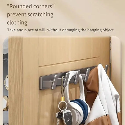 Coat Hook Wall Rack Hanger - Black Coat Rack with 5 Hooks Wall Hooks for Hanging  Hat Key Bag Towel Wall Mount Coat Rack