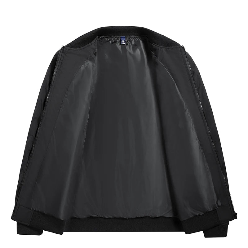 Velvique Men’s Casual Polyester Jacket – Autumn & Winter Outerwear for Trips