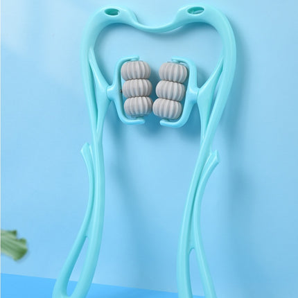 Multifunctional Manual Six-wheel Neck Massager Massage Relieve Roller Massage Tool
